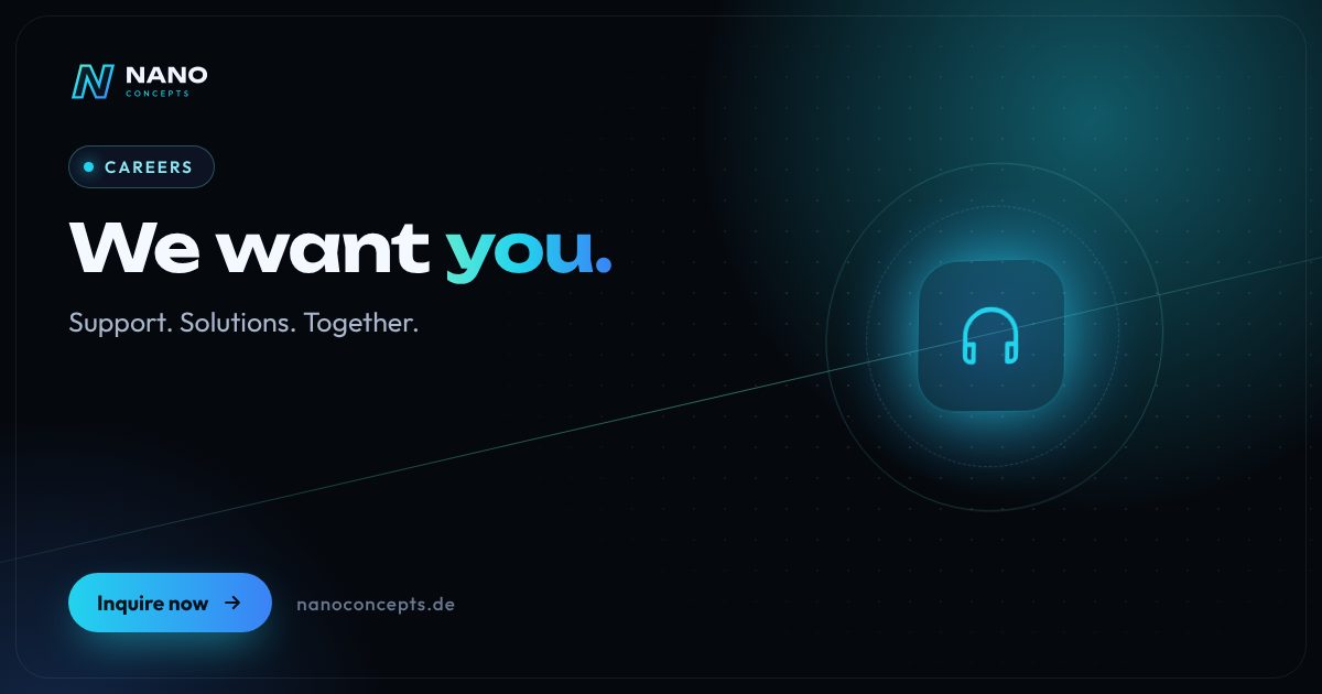 Featured image: Careers at Nano Concepts: we want you.