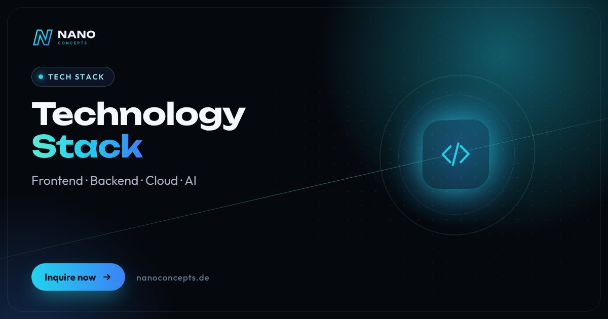 Featured image: Our technology stack: modern, proven, carefully chosen