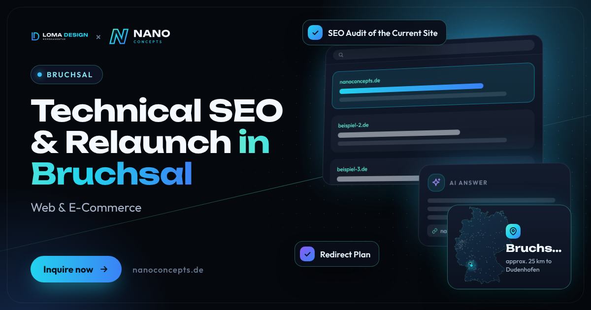 Technical SEO & Relaunch in Bruchsal