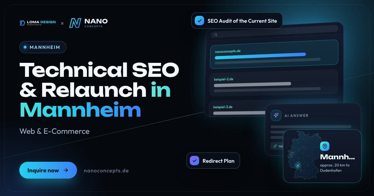Technical SEO & Relaunch in Mannheim
