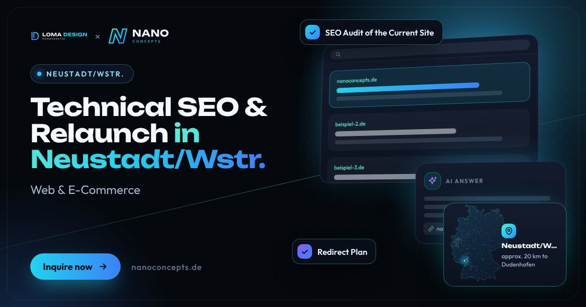 Technical SEO & Relaunch in Neustadt an der Weinstraße