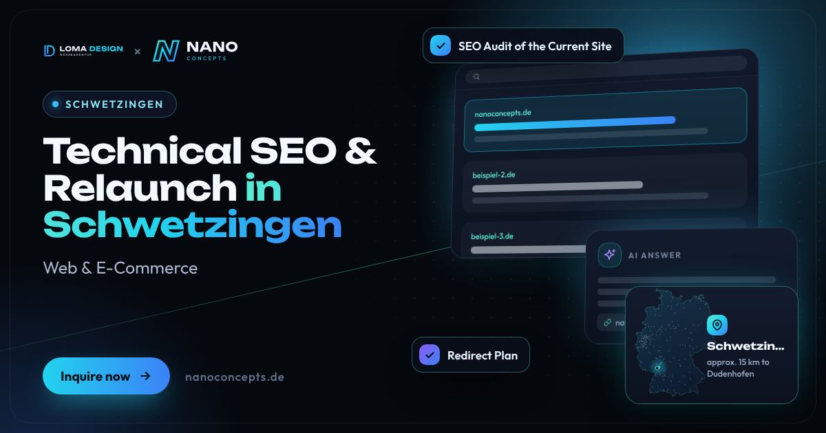 Technical SEO & Relaunch in Schwetzingen