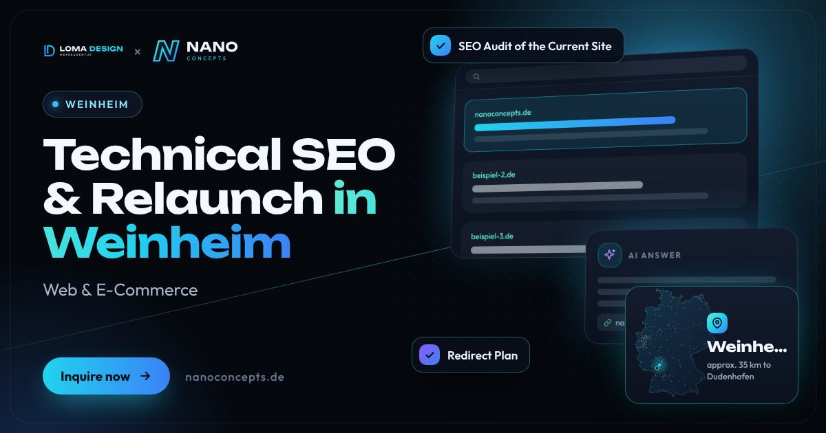 Technical SEO & Relaunch in Weinheim