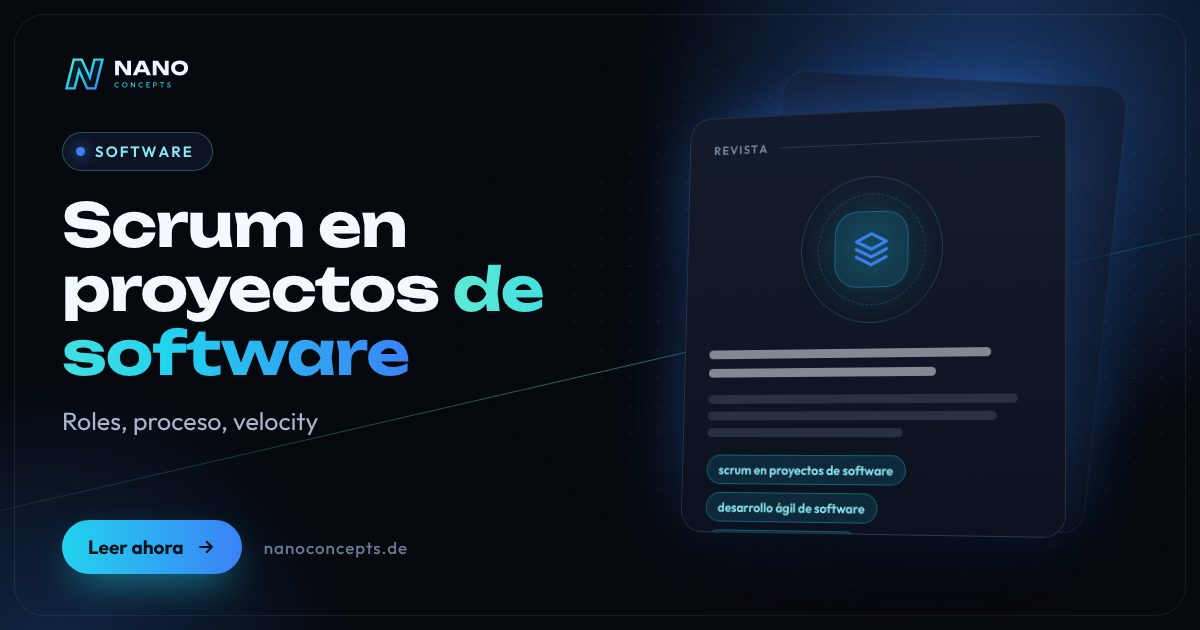 Imagen destacada: Scrum en proyectos de software: roles, proceso y velocity