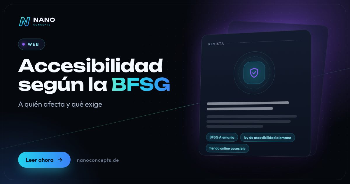 Imagen destacada: Accesibilidad según la BFSG: obligaciones para webs, tiendas y apps