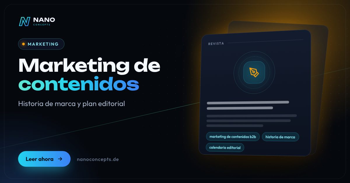 Imagen destacada: Marketing de contenidos B2B: historia de marca, plan editorial y medición