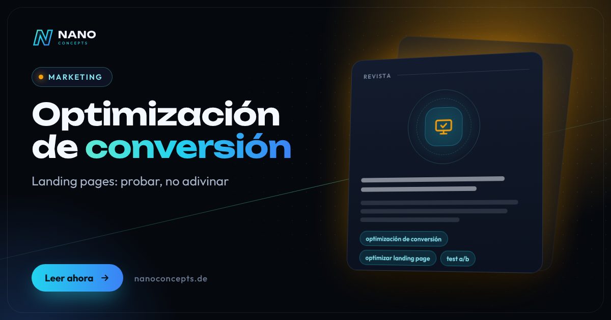 Imagen destacada: Optimización de conversión para landing pages: probar en lugar de adivinar