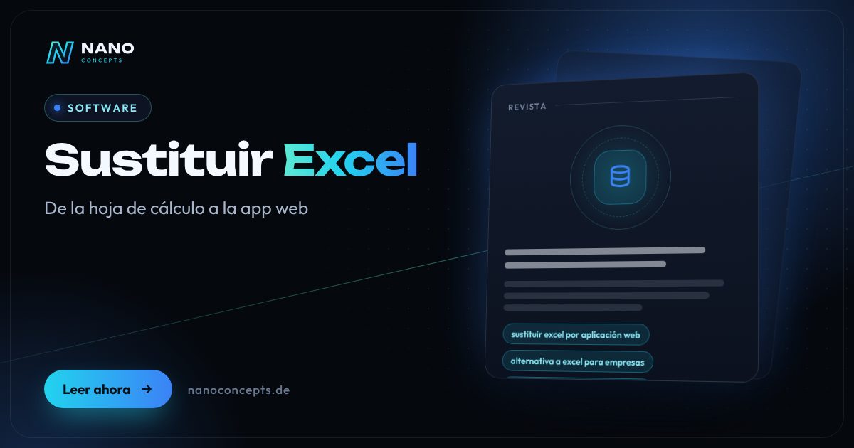 Imagen destacada: Sustituir Excel: cuándo compensa una aplicación web propia