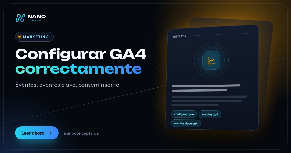 Imagen destacada: Cómo configurar GA4: eventos, eventos clave y despliegue
