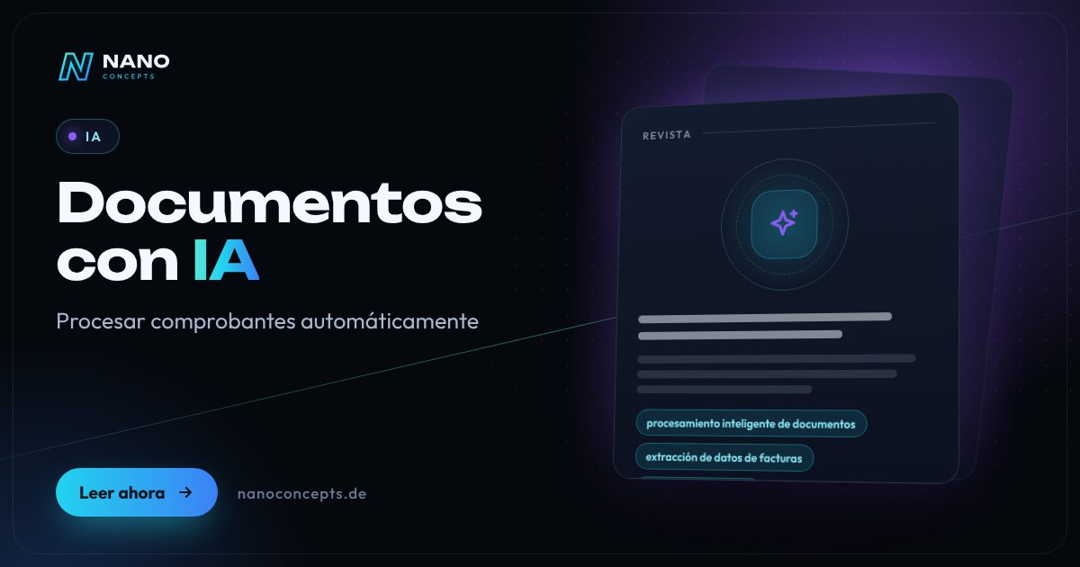 Imagen destacada: Extraer datos de documentos con IA: procesar facturas y comprobantes automáticamente