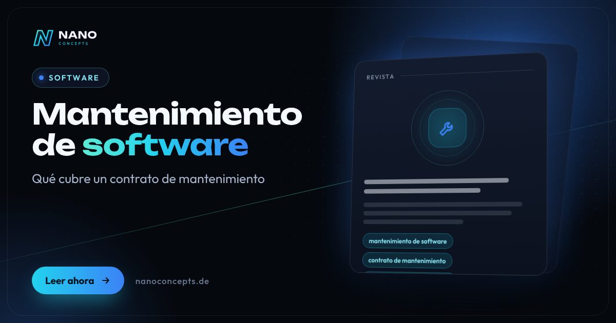 Imagen destacada: Mantenimiento de software: qué debe cubrir un contrato de mantenimiento