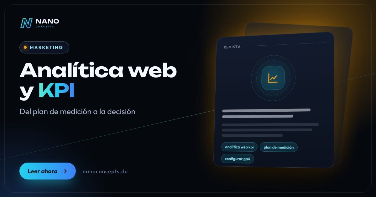 Imagen destacada: Analítica web y KPI: del plan de medición a la decisión