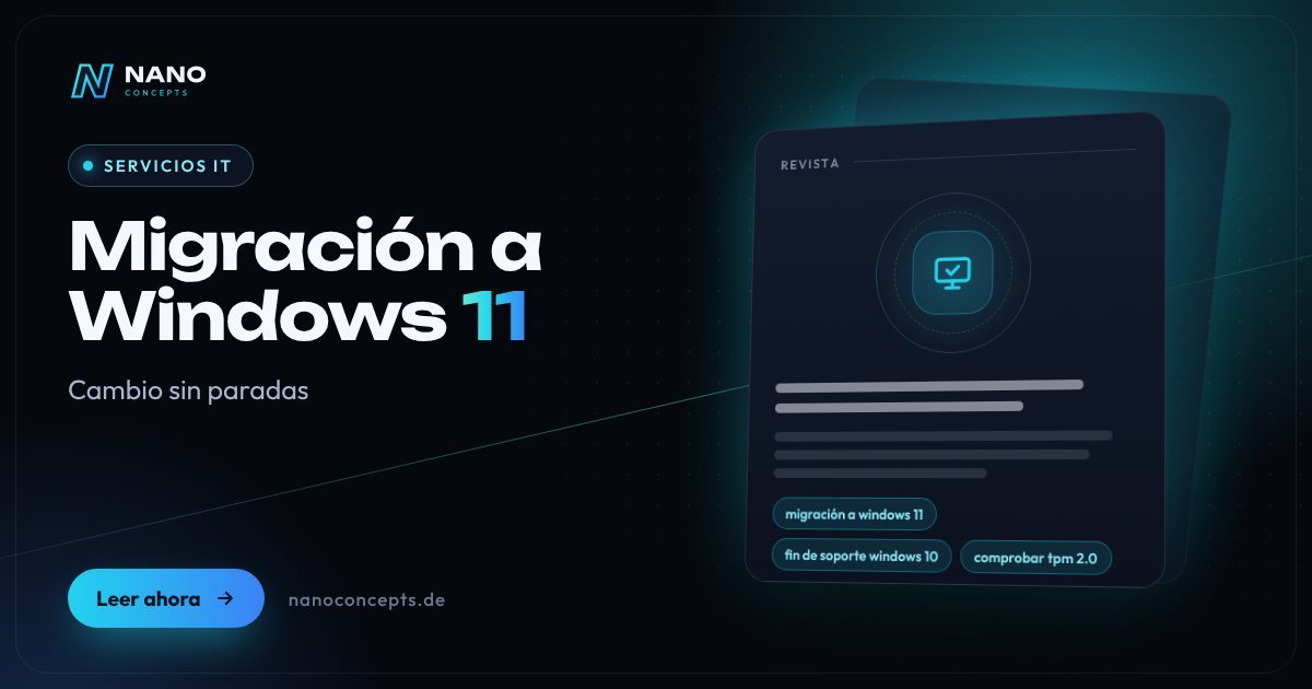 Imagen destacada: Migración a Windows 11 en la empresa: cómo lograr el cambio