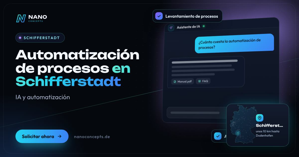 Automatización de procesos en Schifferstadt