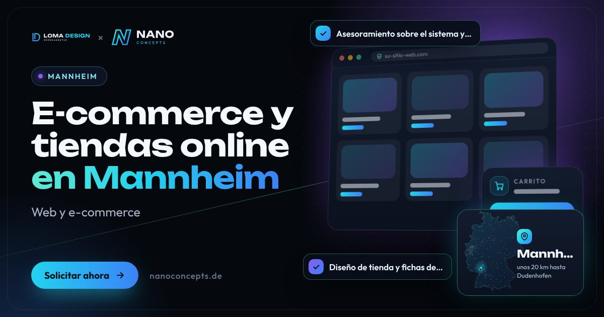 E-commerce y tiendas online en Mannheim