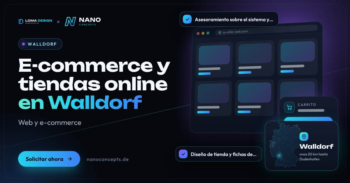E-commerce y tiendas online en Walldorf