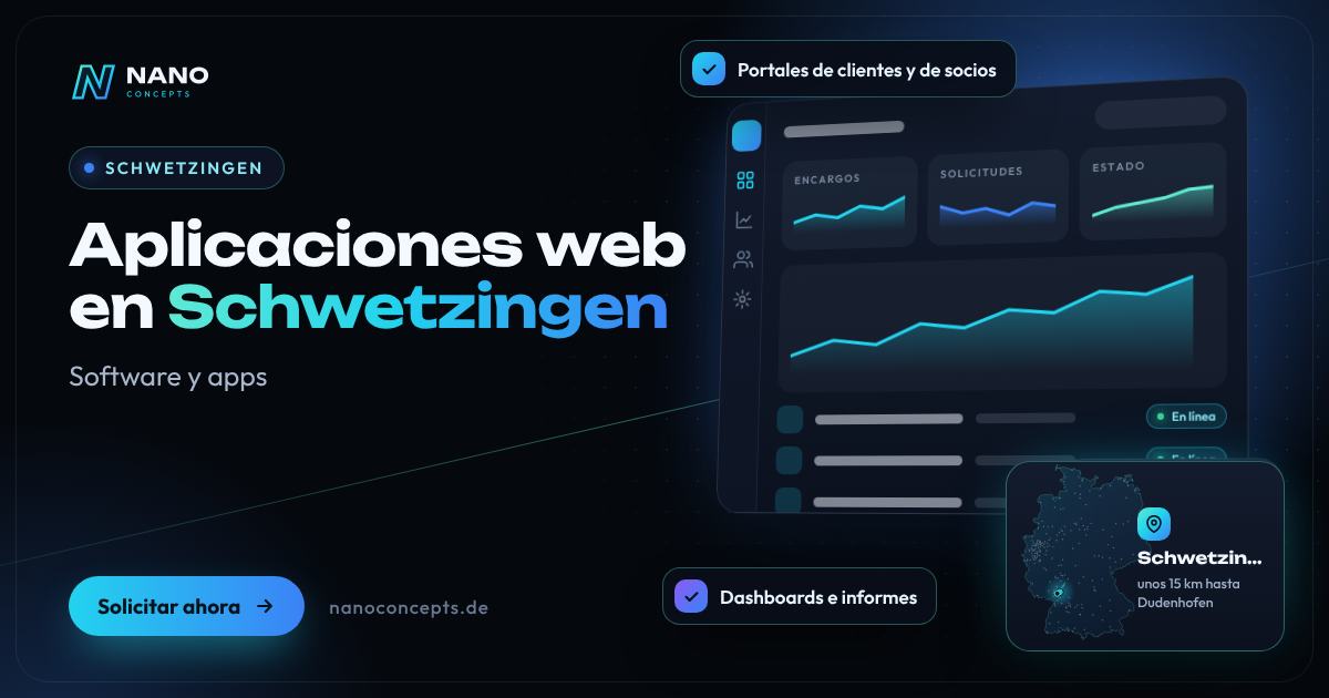Aplicaciones web en Schwetzingen