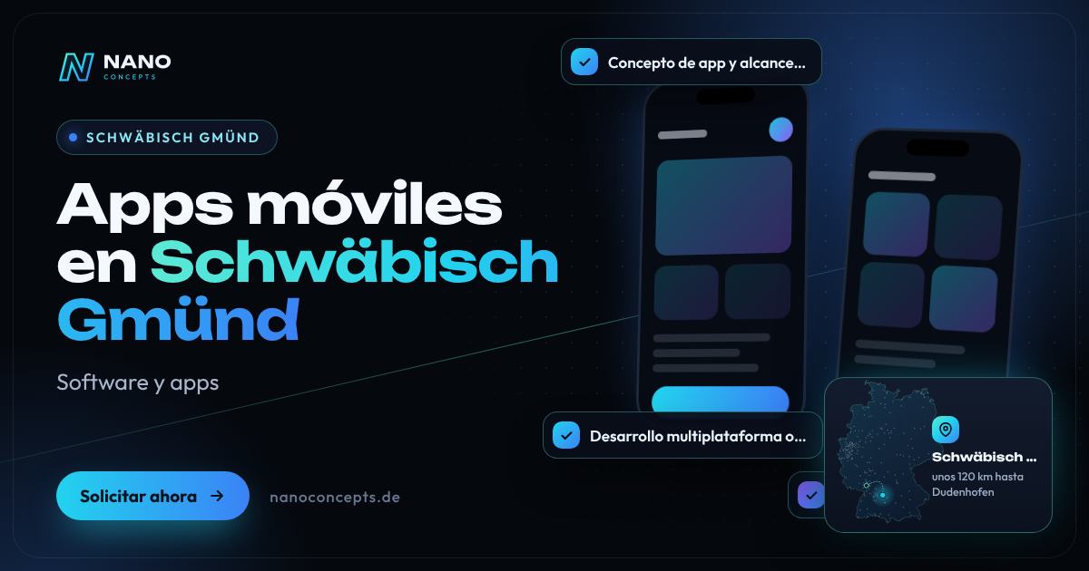 Apps móviles en Schwäbisch Gmünd