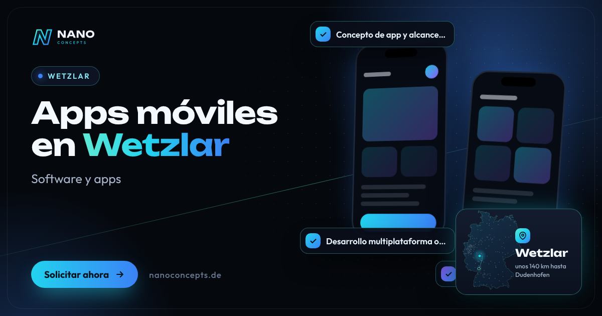 Apps móviles en Wetzlar