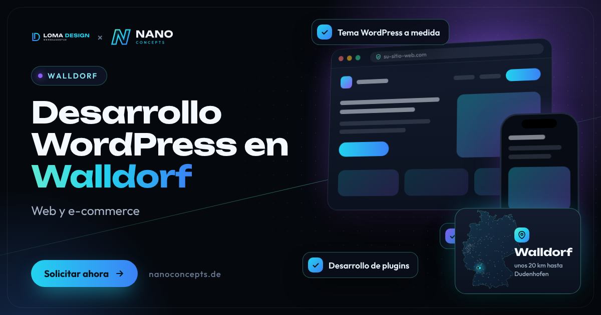Desarrollo WordPress en Walldorf