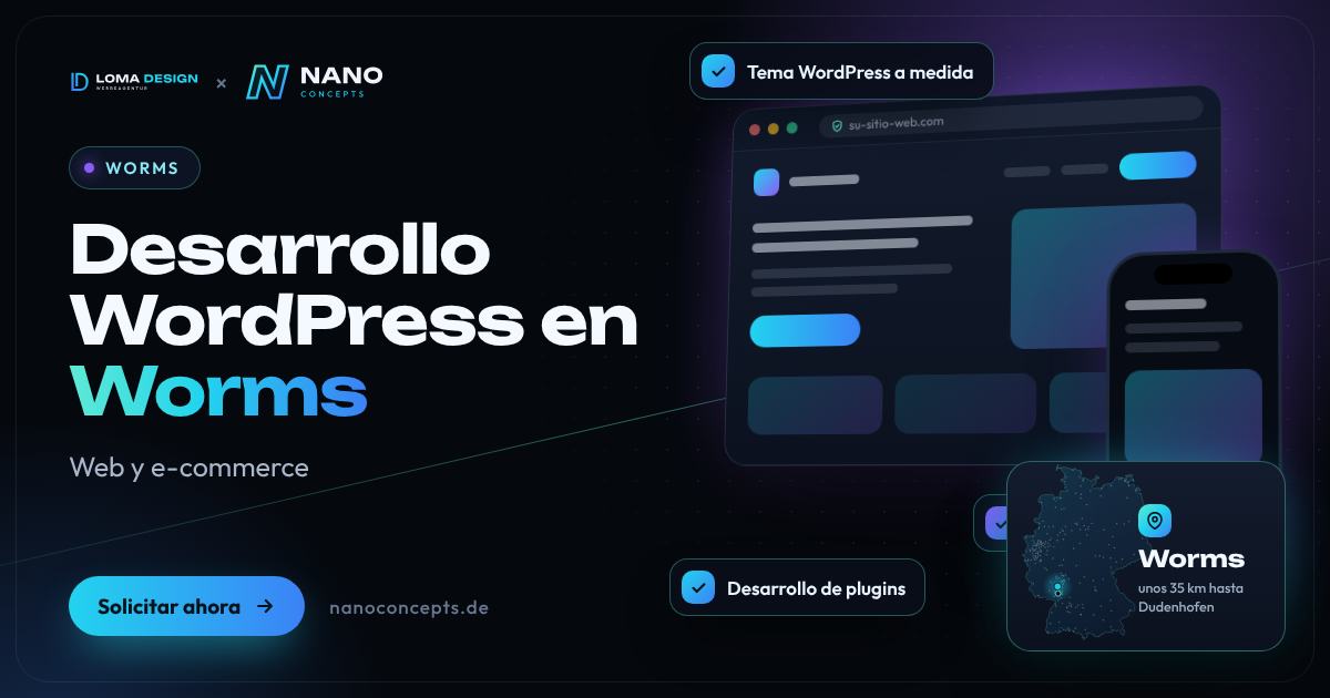 Desarrollo WordPress en Worms