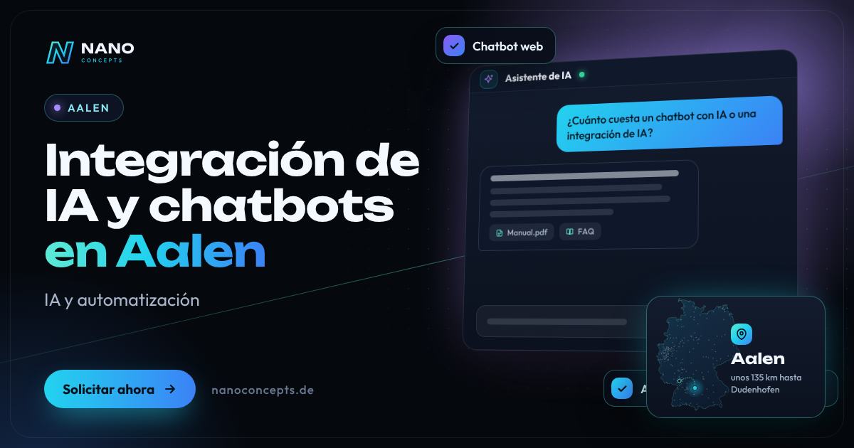 Integración de IA y chatbots en Aalen