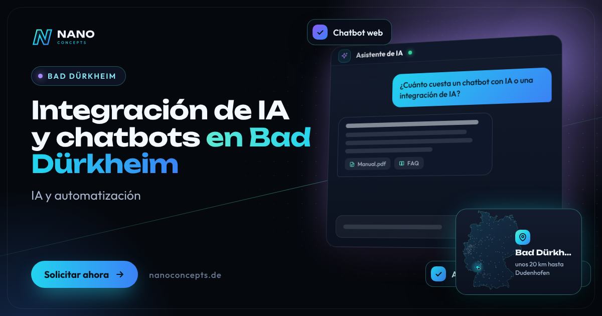 Integración de IA y chatbots en Bad Dürkheim