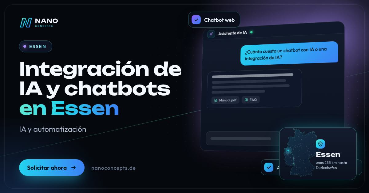 Integración de IA y chatbots en Essen