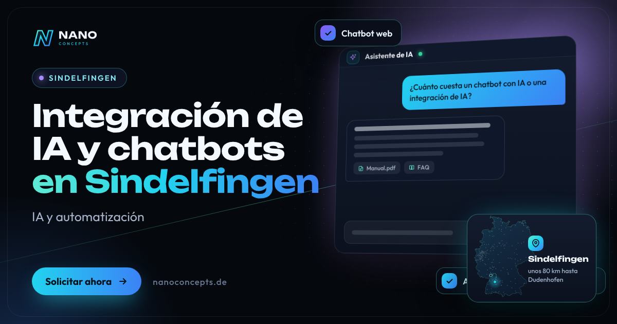 Integración de IA y chatbots en Sindelfingen