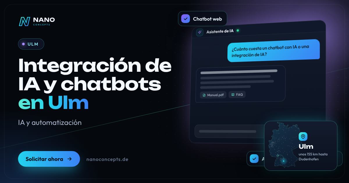 Integración de IA y chatbots en Ulm