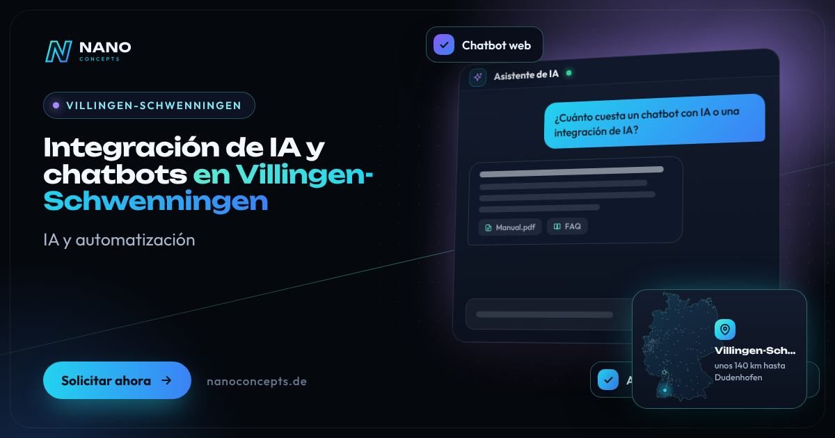 Integración de IA y chatbots en Villingen-Schwenningen