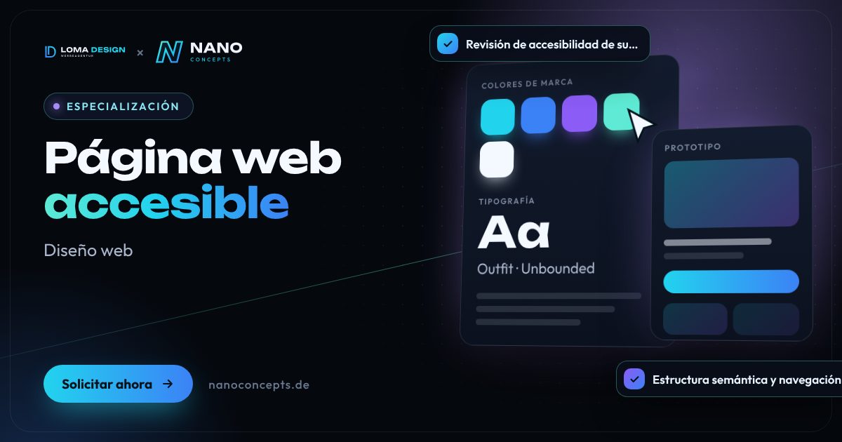 Imagen destacada: Página web accesible
