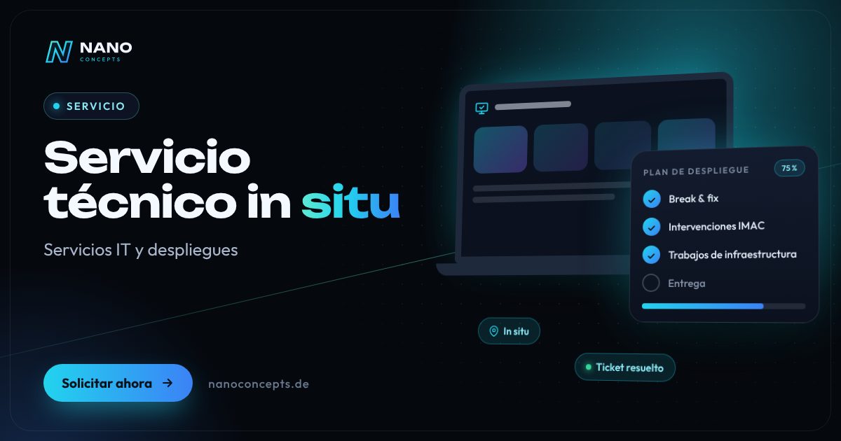 Imagen destacada: Servicio técnico in situ