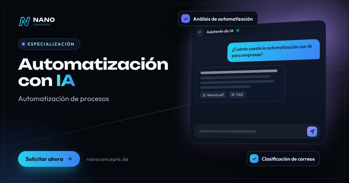 Imagen destacada: Automatización con IA