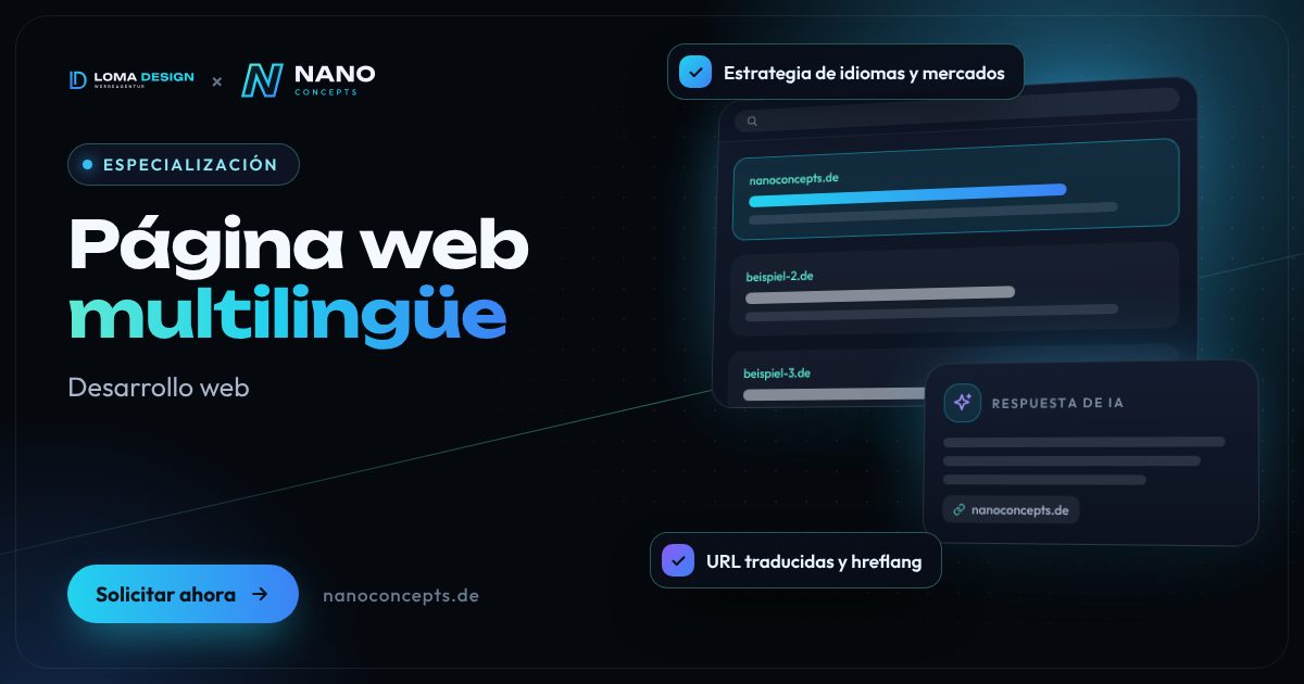 Imagen destacada: Página web multilingüe