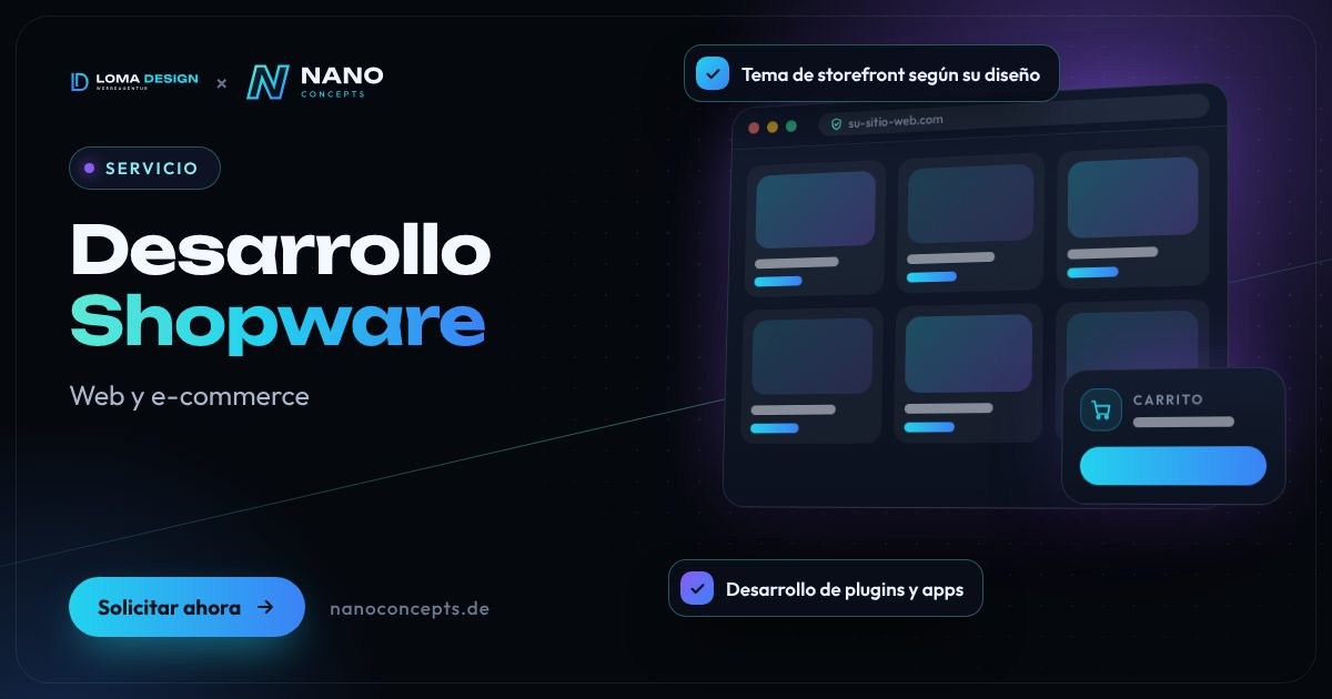 Imagen destacada: Desarrollo Shopware