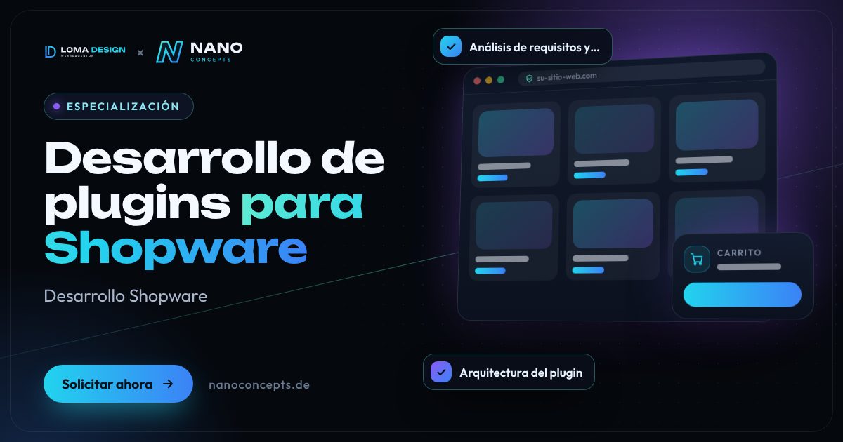 Imagen destacada: Desarrollo de plugins para Shopware