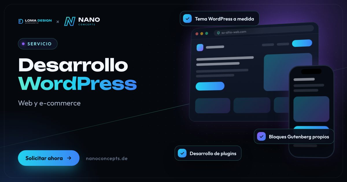 Imagen destacada: Desarrollo WordPress