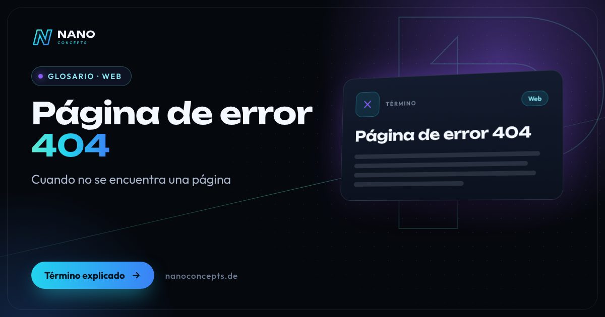 Imagen destacada: Página de error 404