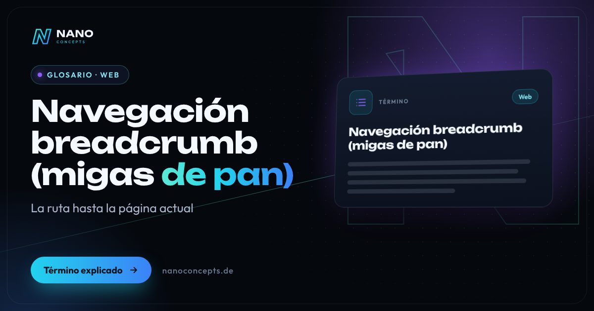 Imagen destacada: Navegación breadcrumb (migas de pan)
