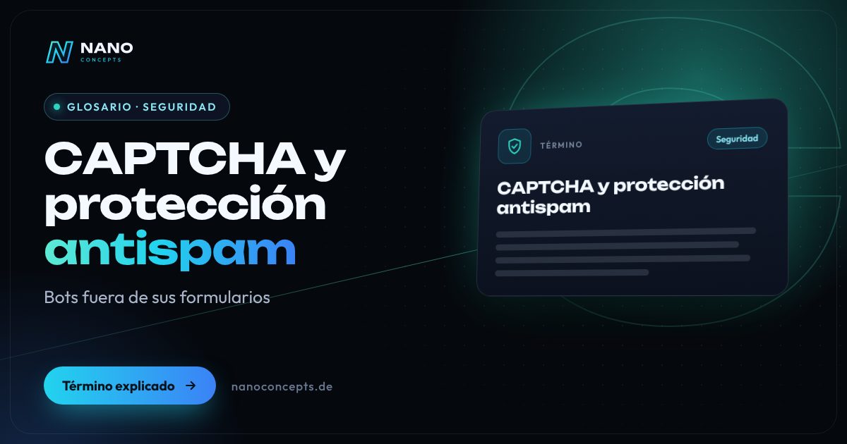 Imagen destacada: CAPTCHA y protección antispam