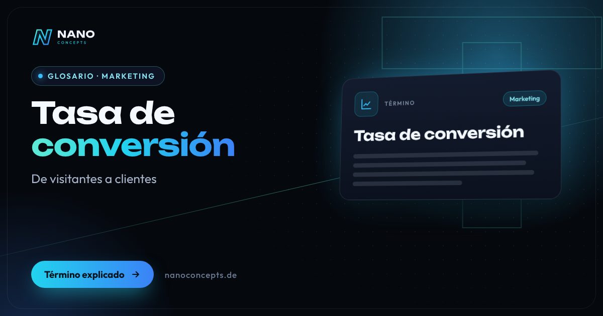 Imagen destacada: Tasa de conversión