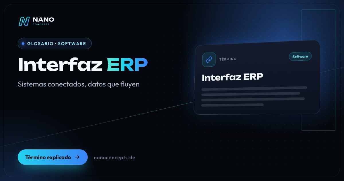 Imagen destacada: Interfaz ERP