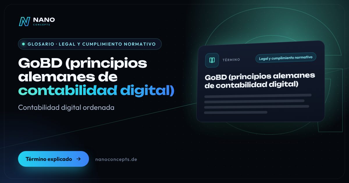 Imagen destacada: GoBD (principios alemanes de contabilidad digital)