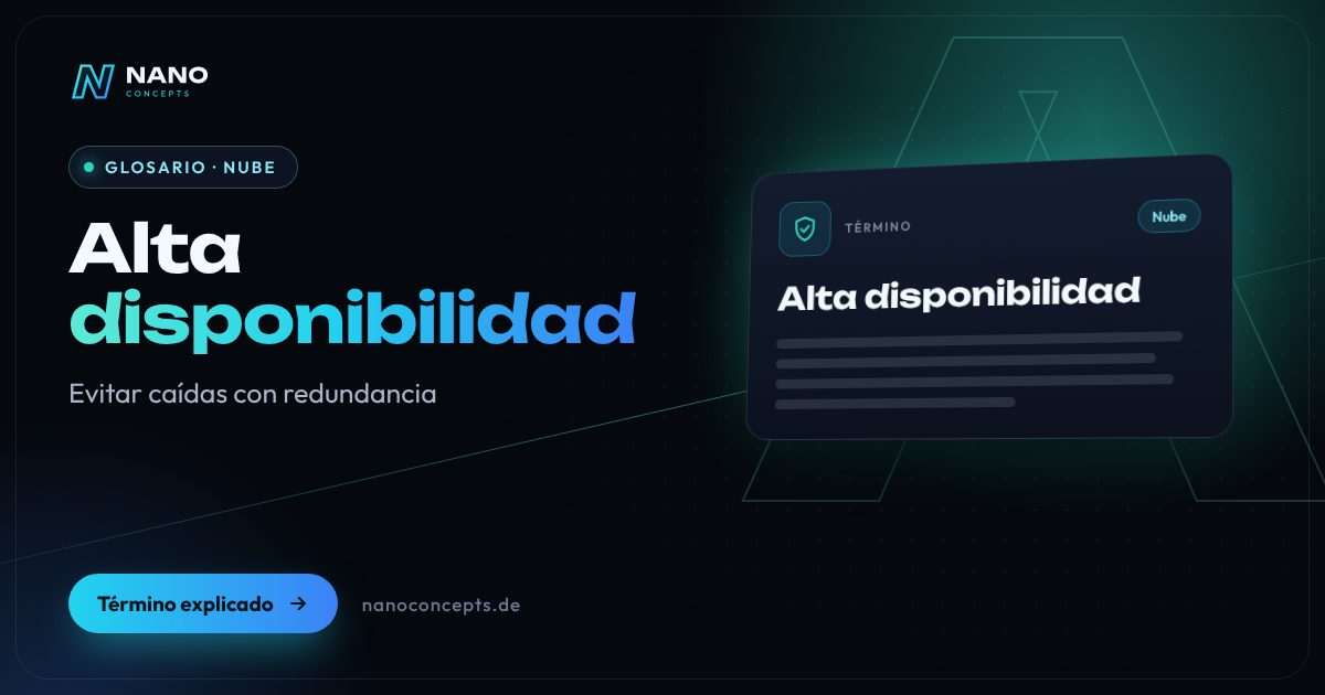 Imagen destacada: Alta disponibilidad