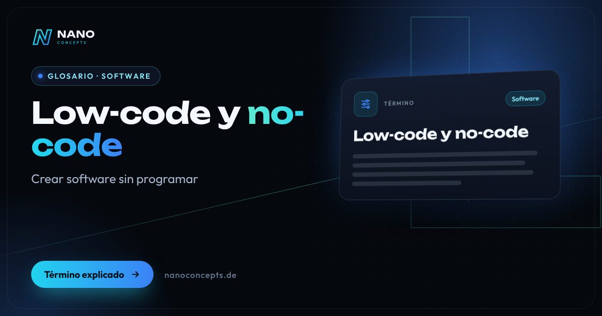 Imagen destacada: Low-code y no-code