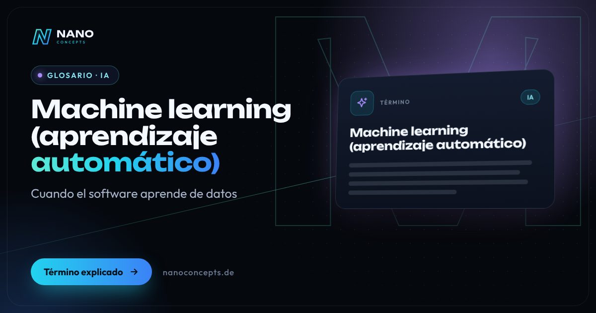 Imagen destacada: Machine learning (aprendizaje automático)