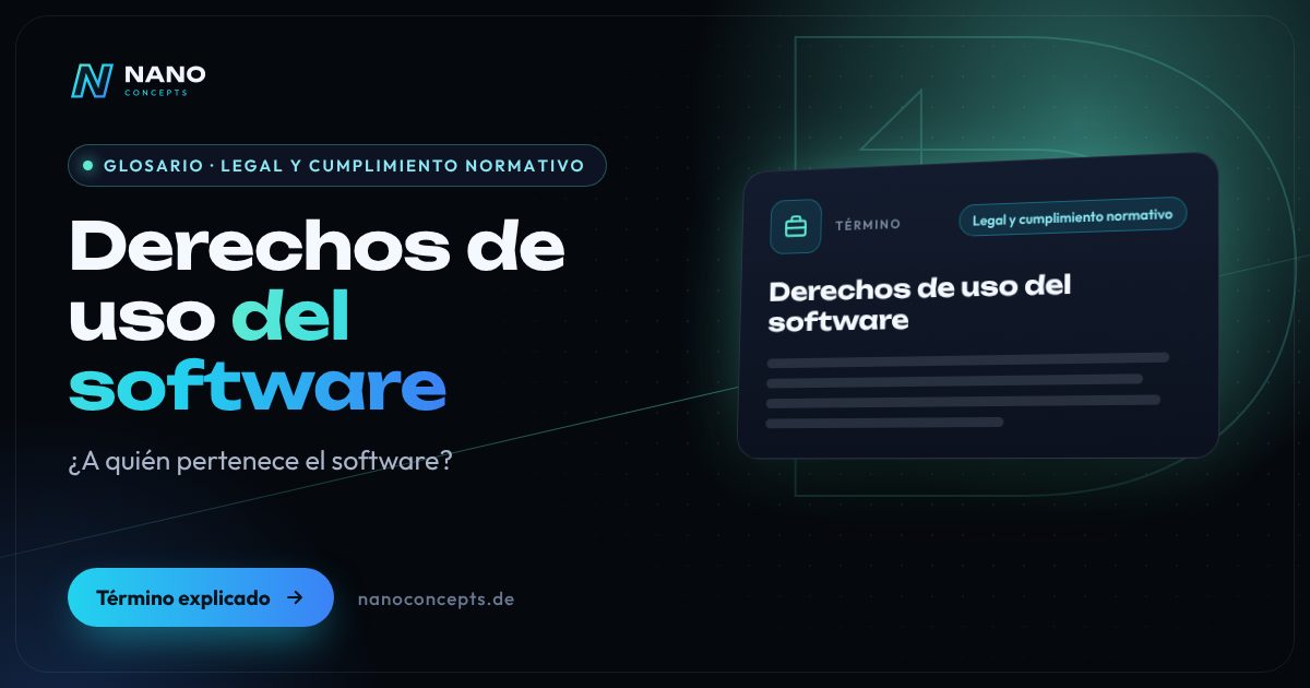 Imagen destacada: Derechos de uso del software