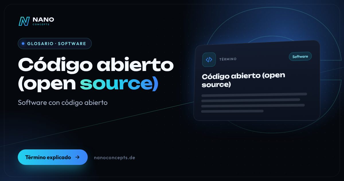 Imagen destacada: Código abierto (open source)
