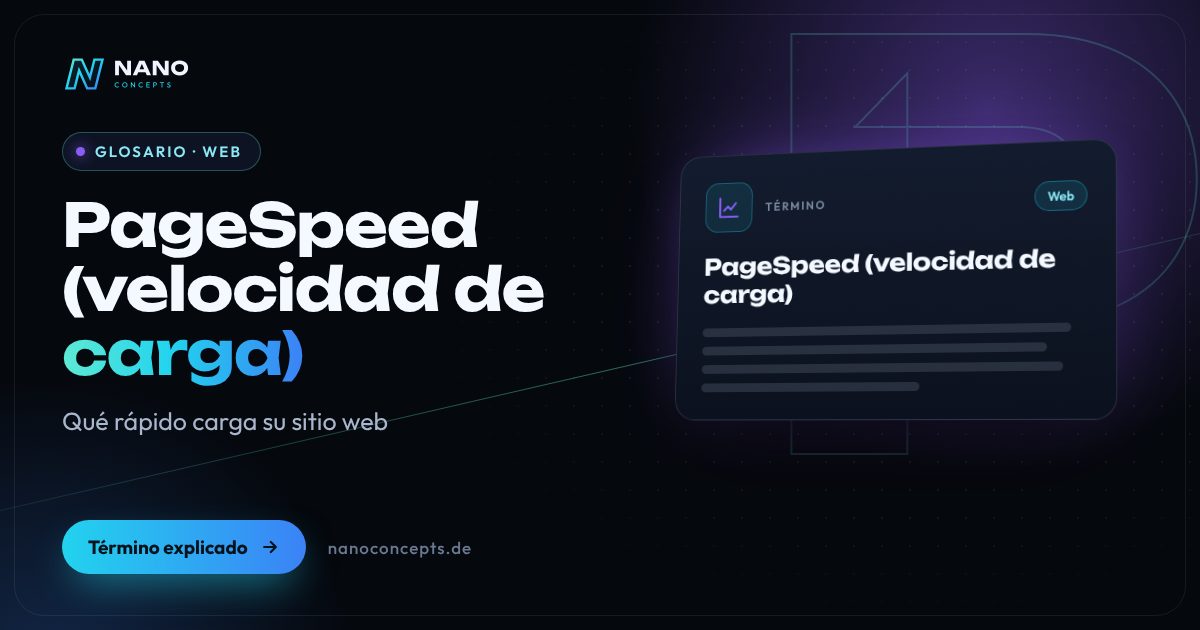 Imagen destacada: PageSpeed (velocidad de carga)